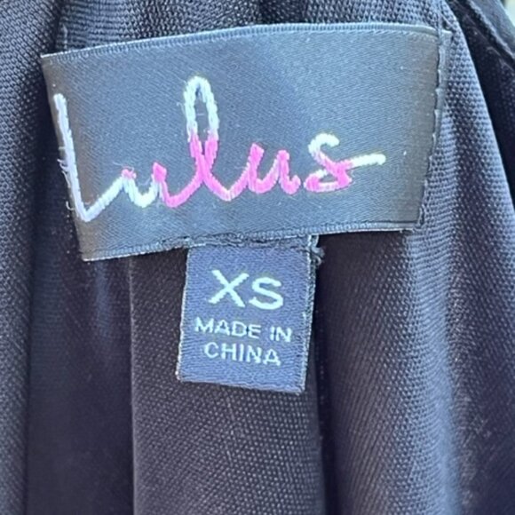 Lulus NWT All Mine Black Floral Print High-Low Lined Maxi Wrap Dress Size XS - Picture 13 of 15